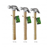 Palu Kambing Gagang Kayu Polos